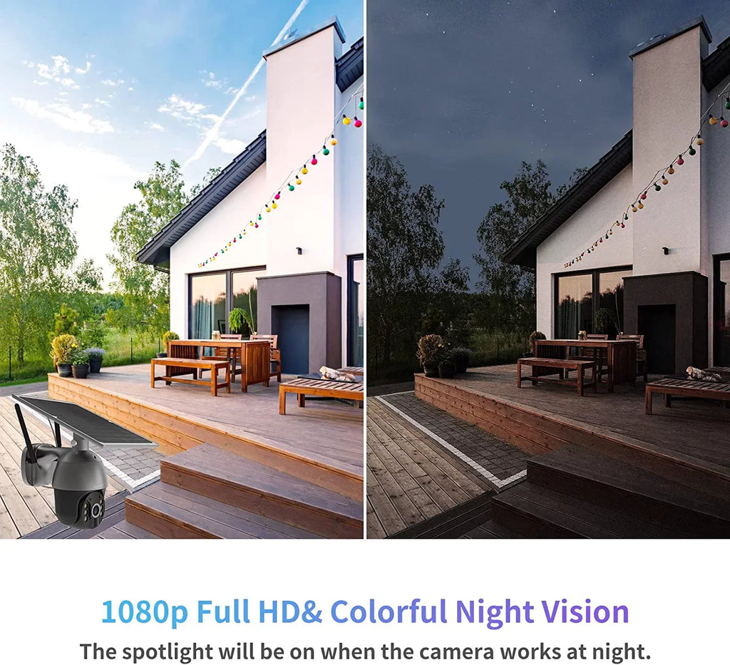 Tilt Spotlight,1080P Outdoor Camera Batteries,S600-4G 3G/4G Soliom Wireless,Pan 360°View Motion,No Wifi,Rechargeable LTE HD,PIR Security
