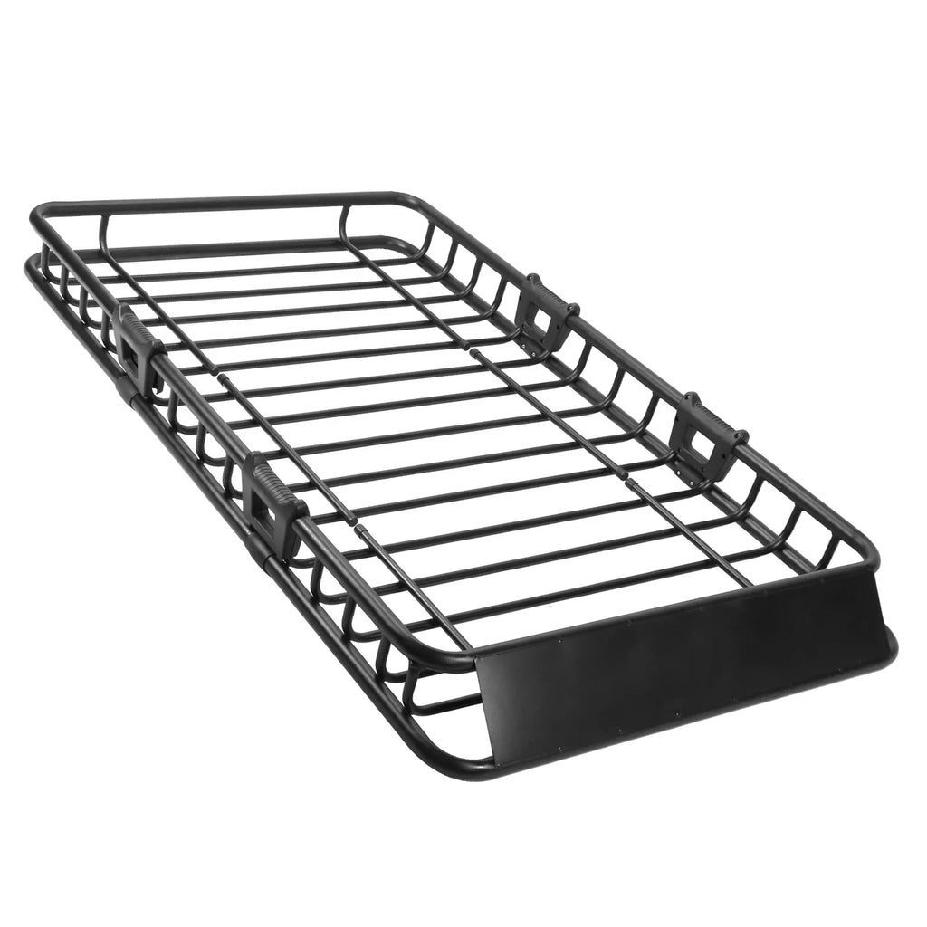 Rack Universal Duty Luggage Hook Carrier Elastic Rack Top Net Roof with Capacity Holder iMounTEK Strap 63x39x6.3in, 220lbs Heavy Basket Black Cargo Car Cargo