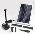 Backup Pump for 12W Water Solar with Pond, Battery) and Protection KIT: GpH Pump Solar 18V Fountain, Fish Dry-Run 185 DC (No Solar Aquarium Panel 12W Water