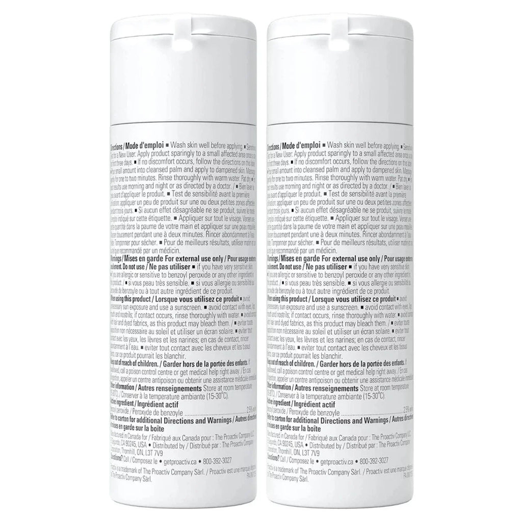 of Pack Medication 1 Solution Cleanser Cleanse Proactiv 2, Acne Each Renewing 4 Step oz