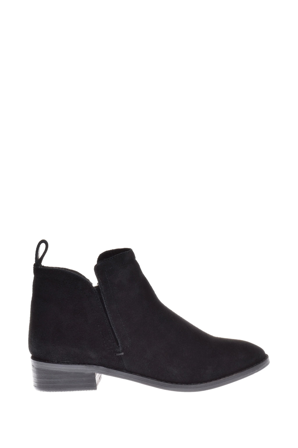 Suede Chelsea Suede Bootie Kelly Black - Crew