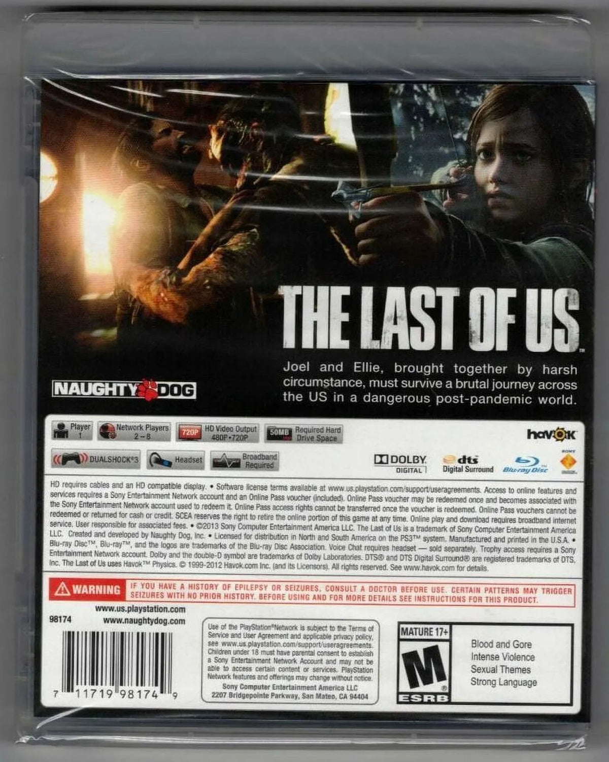 of Factory New (Brand The PS3 US Version) PS3 Us Last Sealed