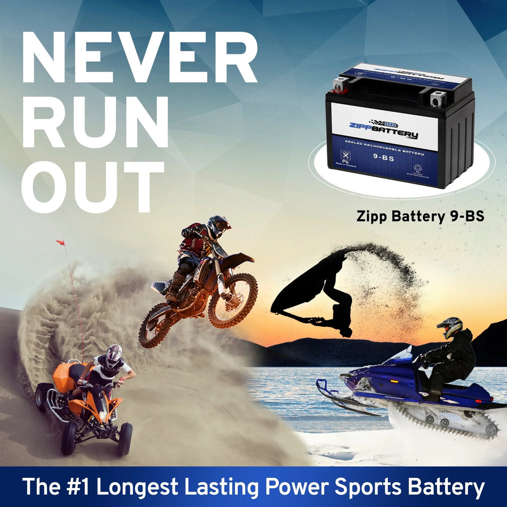 150cc Elite Battery 85'-86' Ah, CCA) Volt,8 for (9-BS 12 Ch150 Zipp YTX9-BS Scooter 120 Battery Honda