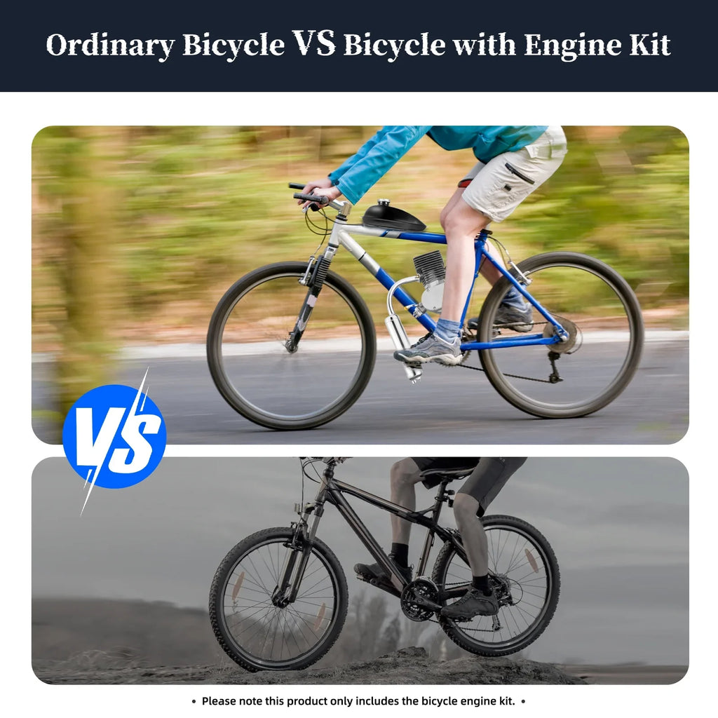 Petrol 2 26" Miumaeov /28" 100CC Bike Set Kit Stroke Gas Motorized Most Kit Bicycle for Engine Full Bicycle Engine