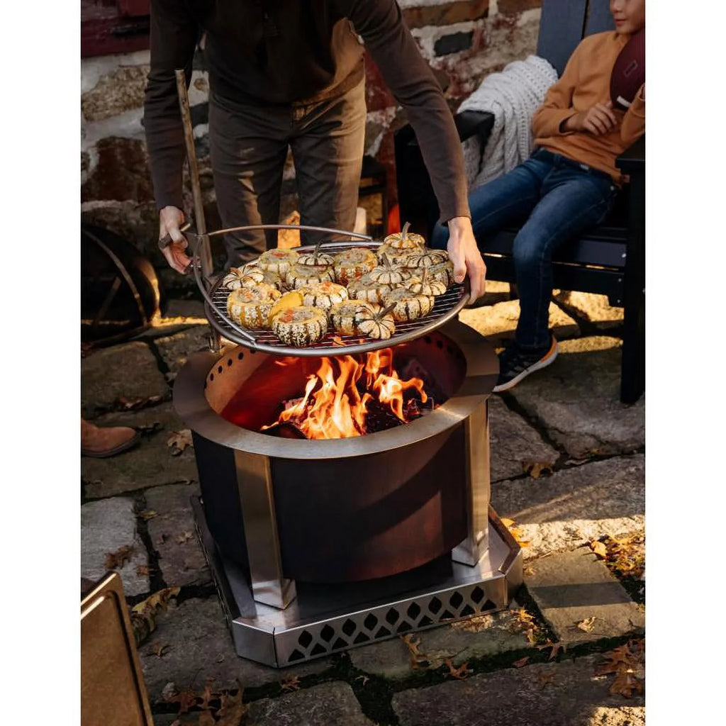 34 27 Outpost X pk 24 in. Camp Grill W H Breeo Silver 1 in.