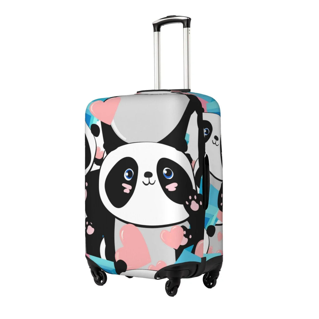 Luggage Looking Luggage Your Protector Panda Cute Suitcase Haiem Anti-Scratch New Cover,Durable, Pink Medium - Technology Washable Keep Hearts With