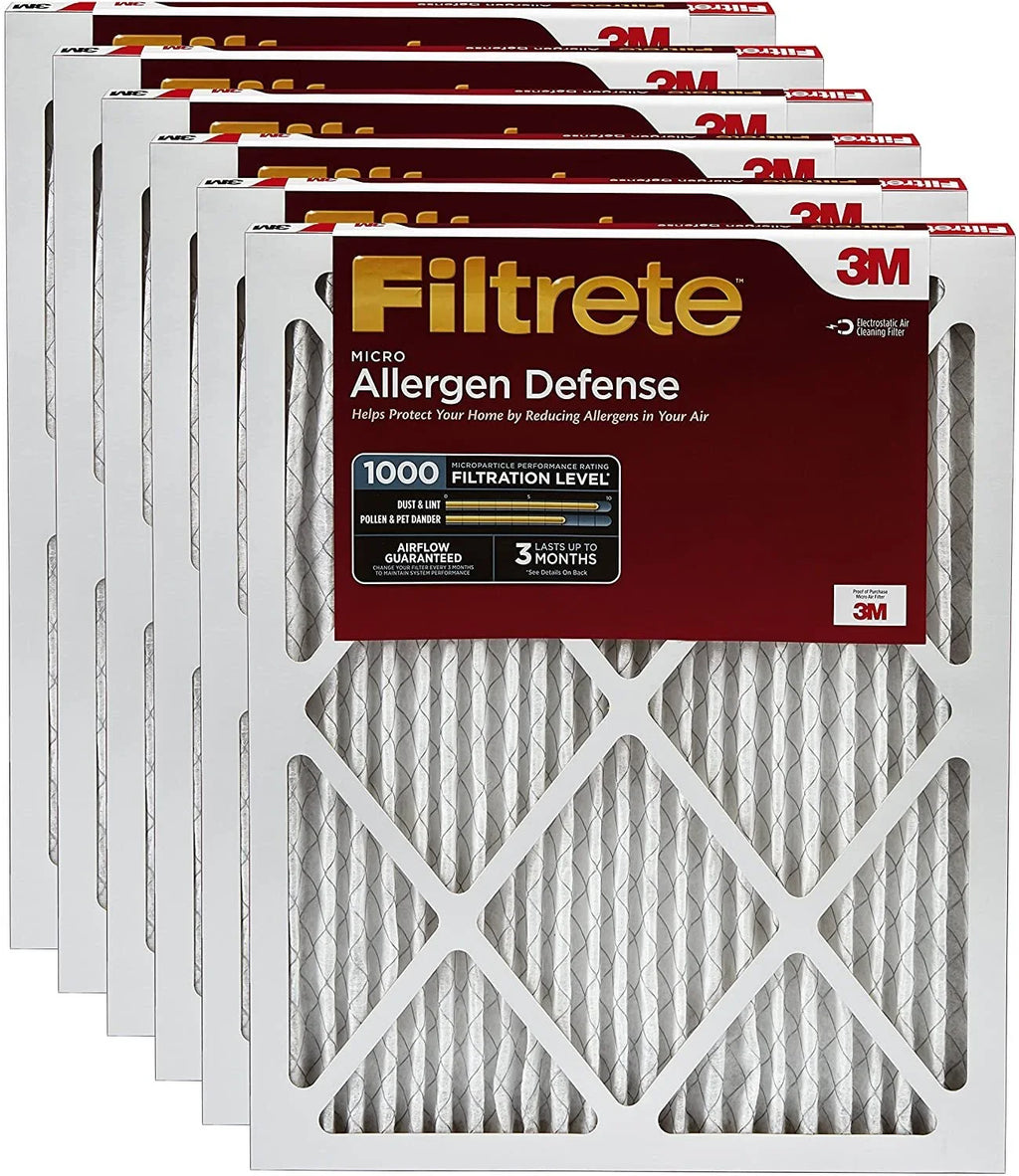 Filtrete x Filter, AD26-6PK-2E 20 6 1 x 1000, Air AC MPR of Furnace Count 24 Pack 6,