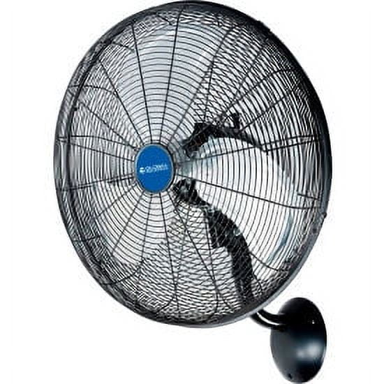 Global Mounted Industrial CFM, 20" 5,250 Industrial Wall HP 1/6 Fan, Oscillating