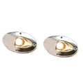 Lights 7W 12V Signal Boat 86204-7 White Aqua Hull | Bow (Pair) Docking