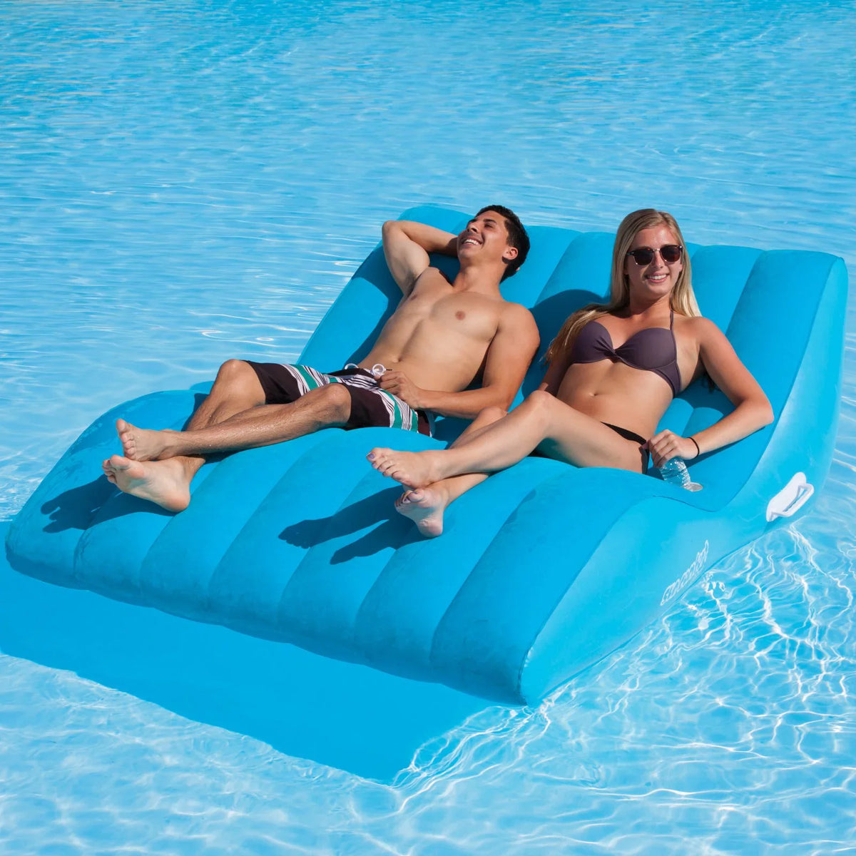 SUN COMFORT Zero COOL Gravity Lounge, Double SUEDE Lime
