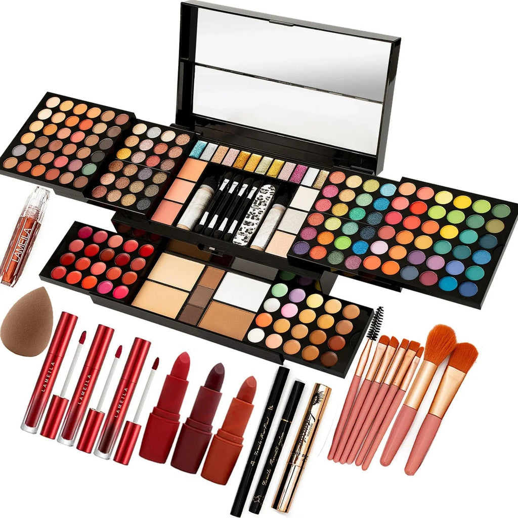 in Girls Gift - Kit,Makeup Makeup Set MISS Combination,All 187 Professional Sets for for One Makeup Makeup Kits Colors Kit Women Women ROSE Full