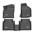 Liner Volkswagen (2018-2023),TPE Full Tiguan,1st Floor for & Tiguan Custom Volkswagen 2nd Mats for All Fit Car Floor Liners,Black 3W Row Weather Set