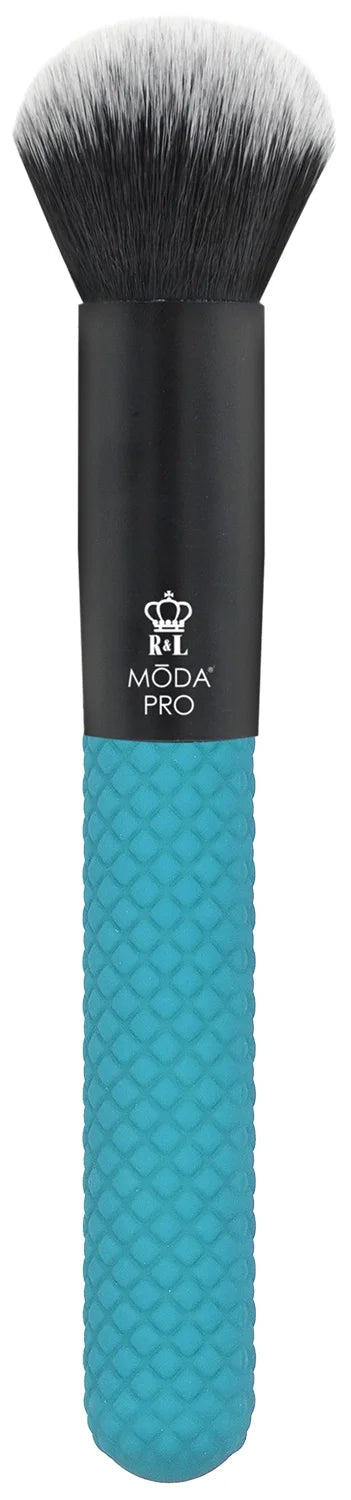 Makeup with Flat Crease Moda Teal Brush Pro Highlight, Set Brush Brushes Wrap, Full and 13pc Makeup Face Powder, Includes