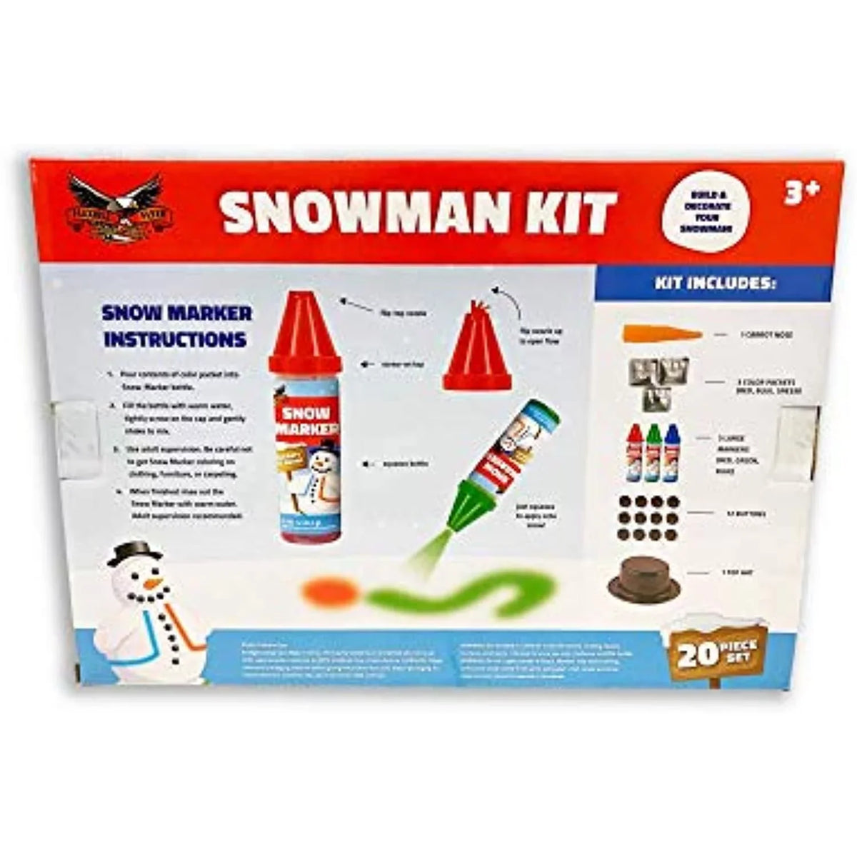 1 Snowman Kit - Flyer Quantity 20-Pc. SM101 Decorating Flexible