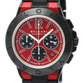 BF567466 (Good) BVLGARI Watch Ceramic DG42SMCCH Magnesium Pre-Owned Automatic Diagono Chronograph