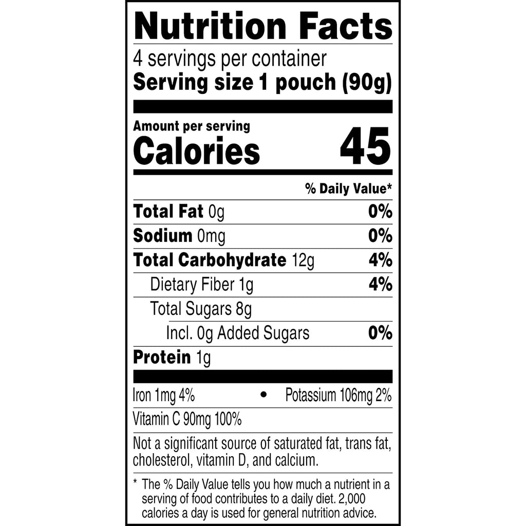of Apple 4 2 Santa Apple -- Sauce Organic® Pouches Strawberry Cruz Pack