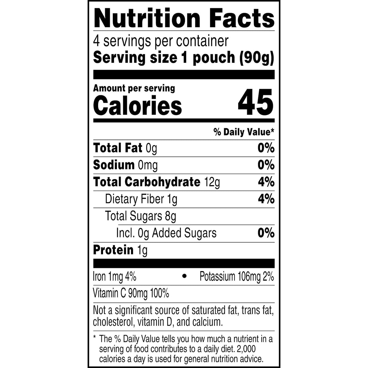 of Apple 4 2 Santa Apple -- Sauce Organic® Pouches Strawberry Cruz Pack