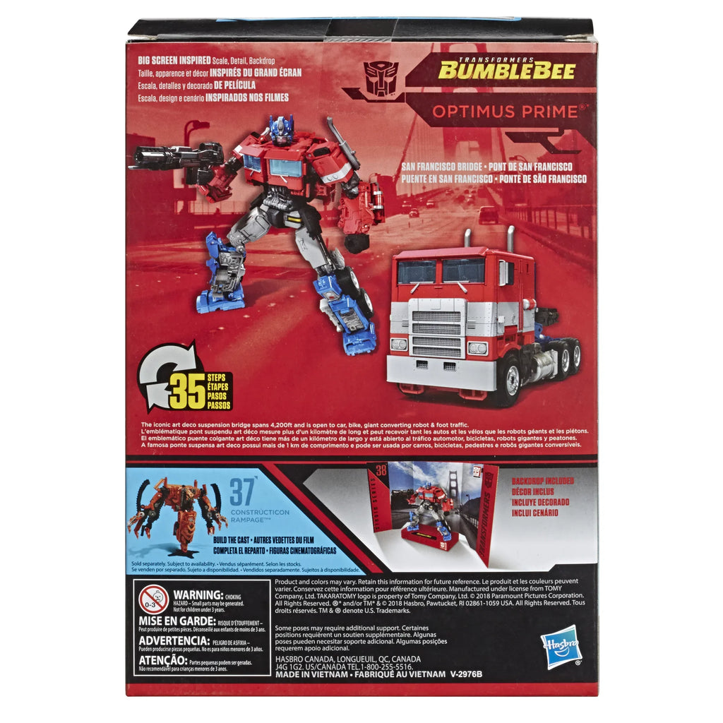 Optimus Transformers Class Figure Voyager Action Prime 38 Studio Series