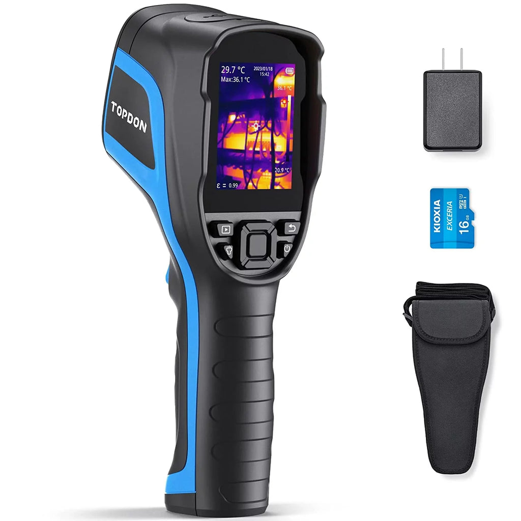 x Life TC004 192 12-Hour Camera IR Infrared Handheld 256 High TOPDON Camera, Thermal Thermal Battery Imaging Resolution Camera