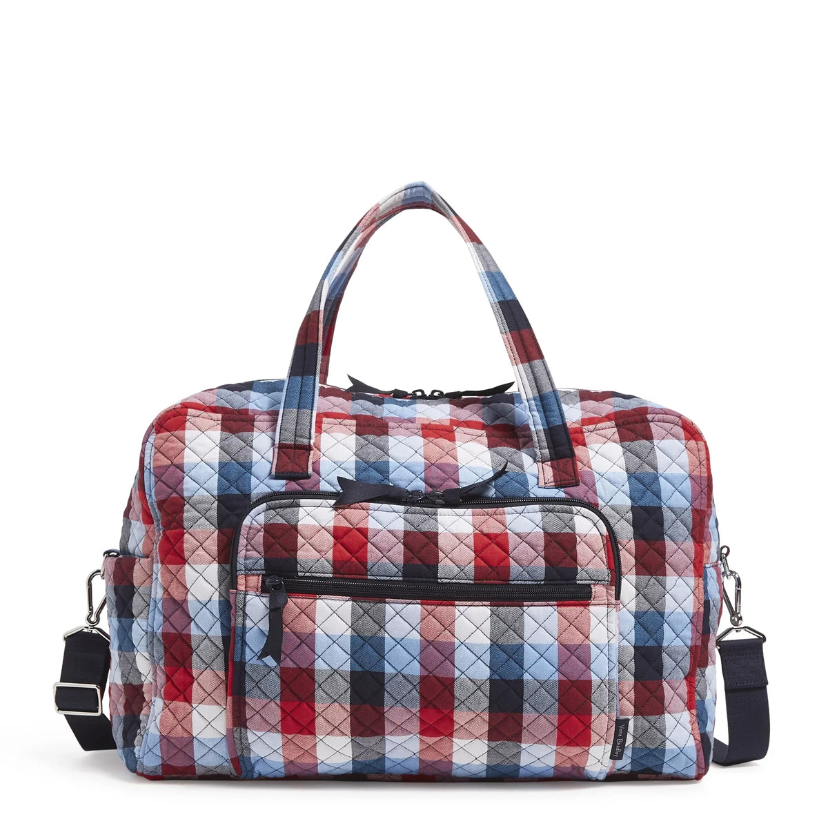 Bag Plaid Patriotic Bradley Vera Women's Recycled Weekender Cotton Travel