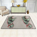 Area Floor Kitchen Room Rugs Horror Mat Entrance, Doormat Indoor,72"x48" Non-slip Zombie for Rug Living Hand Facecloth Sink Outdoor Area XMXY Blood
