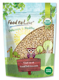 6 Kosher, — Live Food by Vegan Non-GMO, Barley, — Pearl Organic Pounds to Raw,