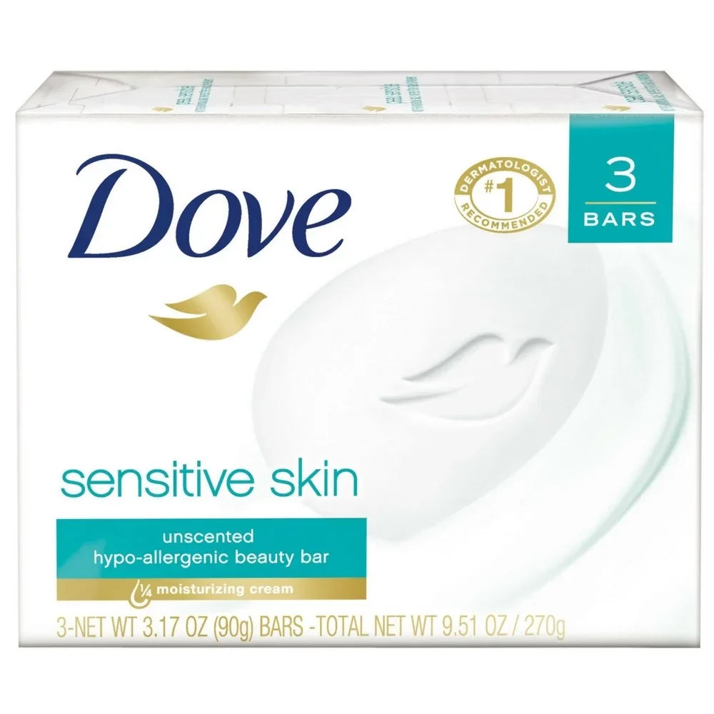 Sensitive 3.17 8) 3 Bar Of Skin Dove Beauty Bar(Pack Oz,