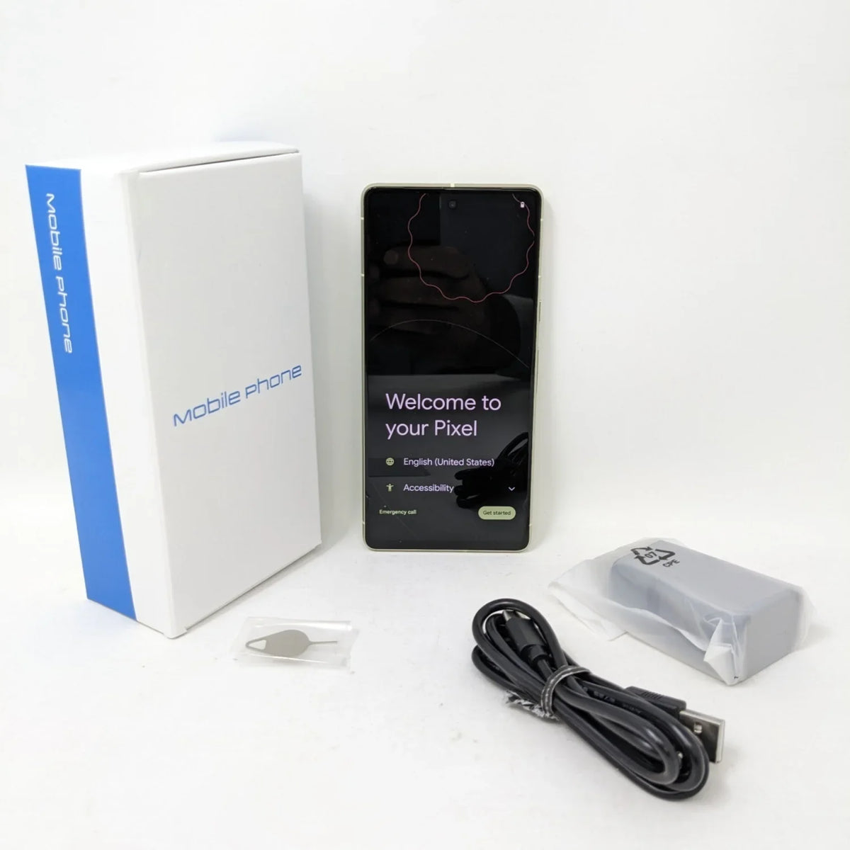 Lemon Pre-Owned 50MP 5G Pixel Grass/Yellow (Good) RAM 8GB 128GB - Google 7 Smartphone Verizon Unlocked GQML3