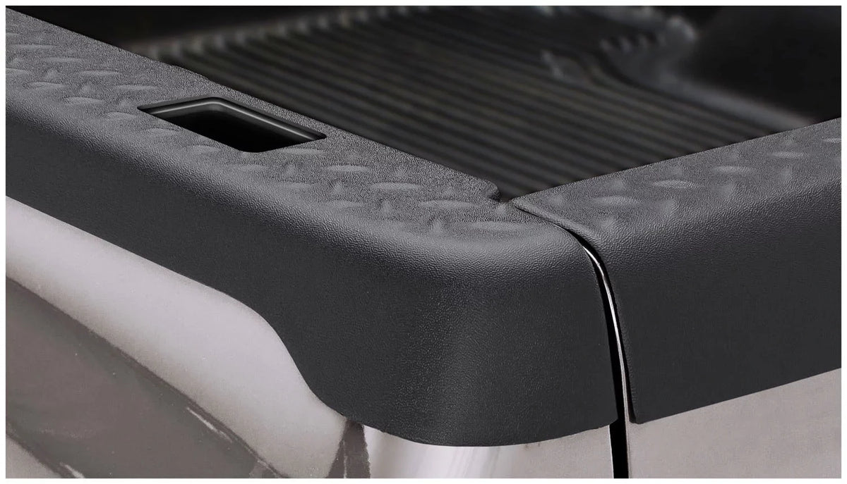 Mazda 1994-1997 6' Ford DiamondBack w/ Models) w/ BedRail Stake Smooth|29508|Compatible 6' Caps with Ranger Bushwacker w/ Bed; - B4000 Ultimate Bed STX (Exc RealTruck 1993-2011 Holes|2-Pc, Black, by