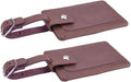 Luggage Snap Closure & Executive (Brown) Pieces Luxury s Bag Set Leather Premium 2 With