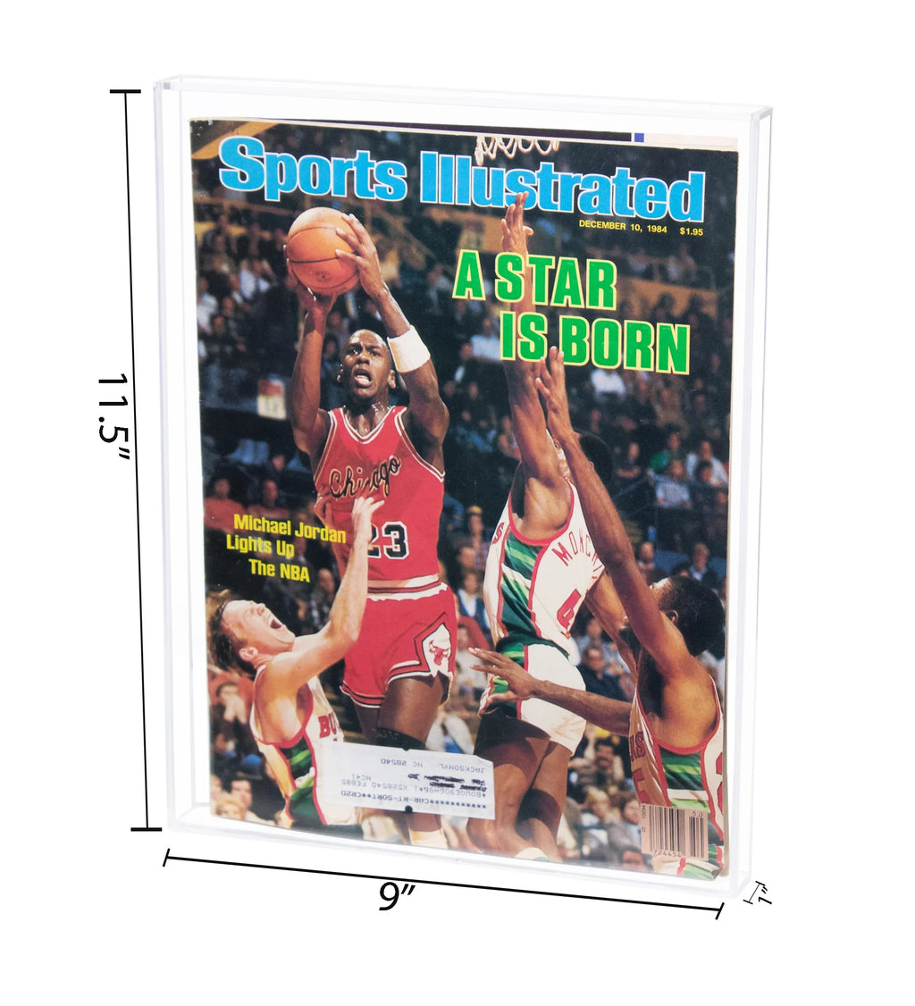 or Comic for Better Display Top Book Cases Case Acrylic Collectible Display Table Clear Magazine (A119)