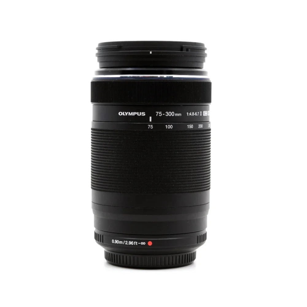 '- 75-300mm f/4.8-6.7 II Kit 128GB More Piece 7 Filter M.Zuiko Olympus & Digital ED Lens+ Accessory
