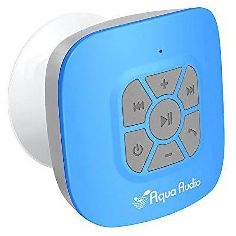 bluetooth cup cubo wireless suction (blue) strong with waterproof mic built-in & speaker aquaaudio