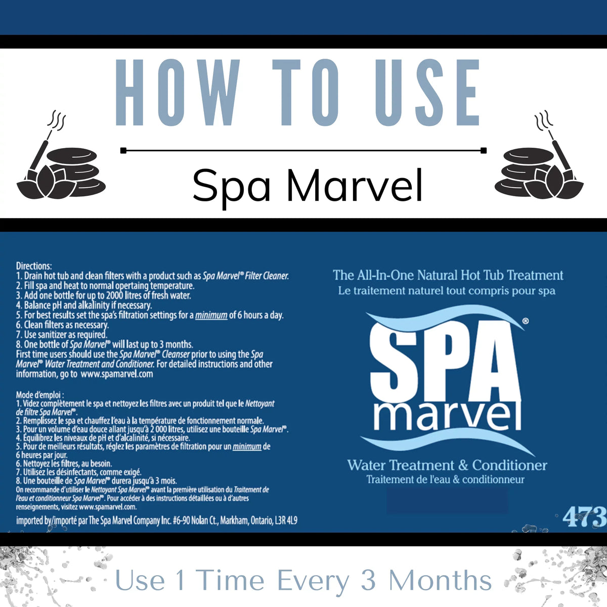 Marvel Spa Scum FREE Spa and Spa Absorber 16oz, Marvel and Spa Cleaner Cleanser, + Marvel Treatment X10 Conditioner Pre-Filter Marvel