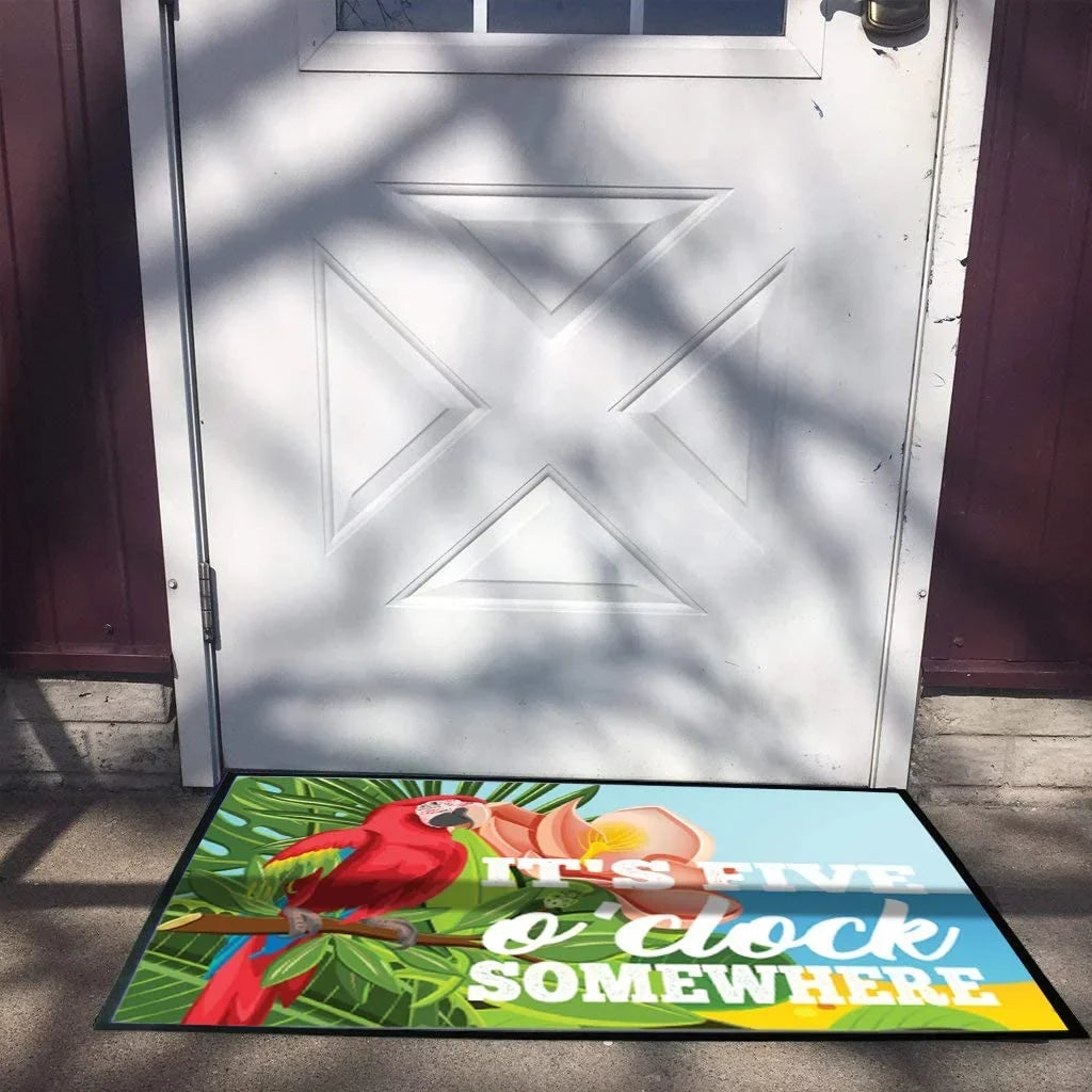 Somewhere O'clock It's Doormat Doormat, Beach/Lake Outdoor Summer Five
