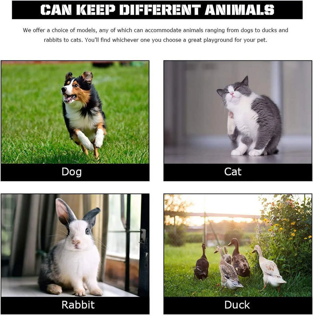 Rabbit) Exercise for Cat, Portable (Dog, Pet Black, Bestpet Cage Metal Kennel Fence, Dog Crate Pen Inches Wire 24 Small Playpen