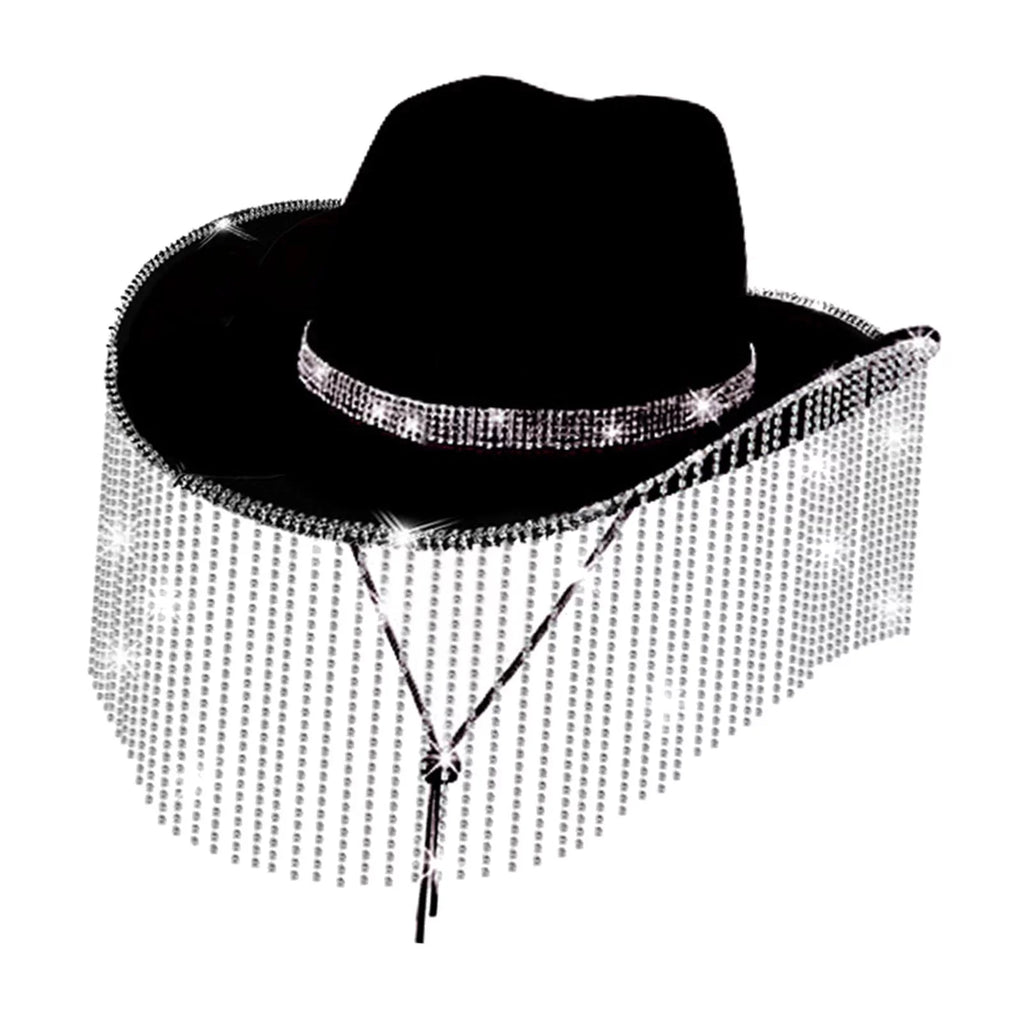 Street Hat Beach Unisex Strap Hat Men Segolike for Festivals Chin Cowgirl Camping Backpacking Black Hat Lightweight Sun Sun with Sunhat Cowboy Protection