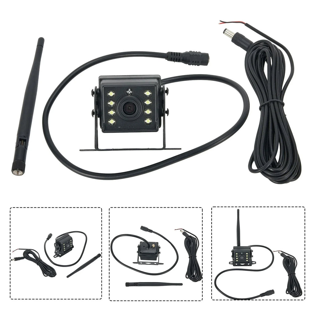 Rear Reversing Bus shockproof WIFI RV View Camper Camera Wireless Truck Trailer