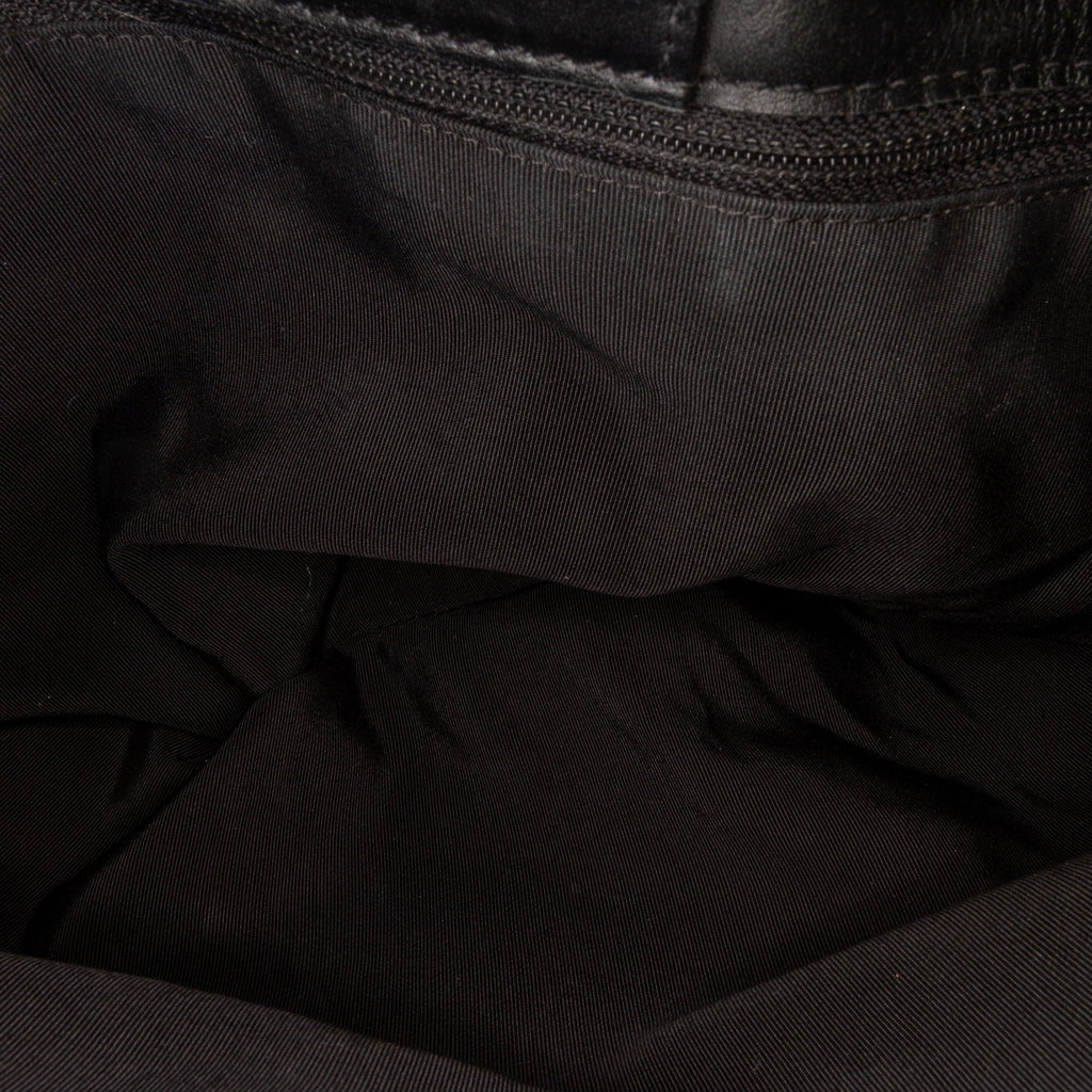 Shopping Reverso Tote (Good) Tote Chanel Patent Bag Authenticated Boy Leather Black Pre-Owned Unisex