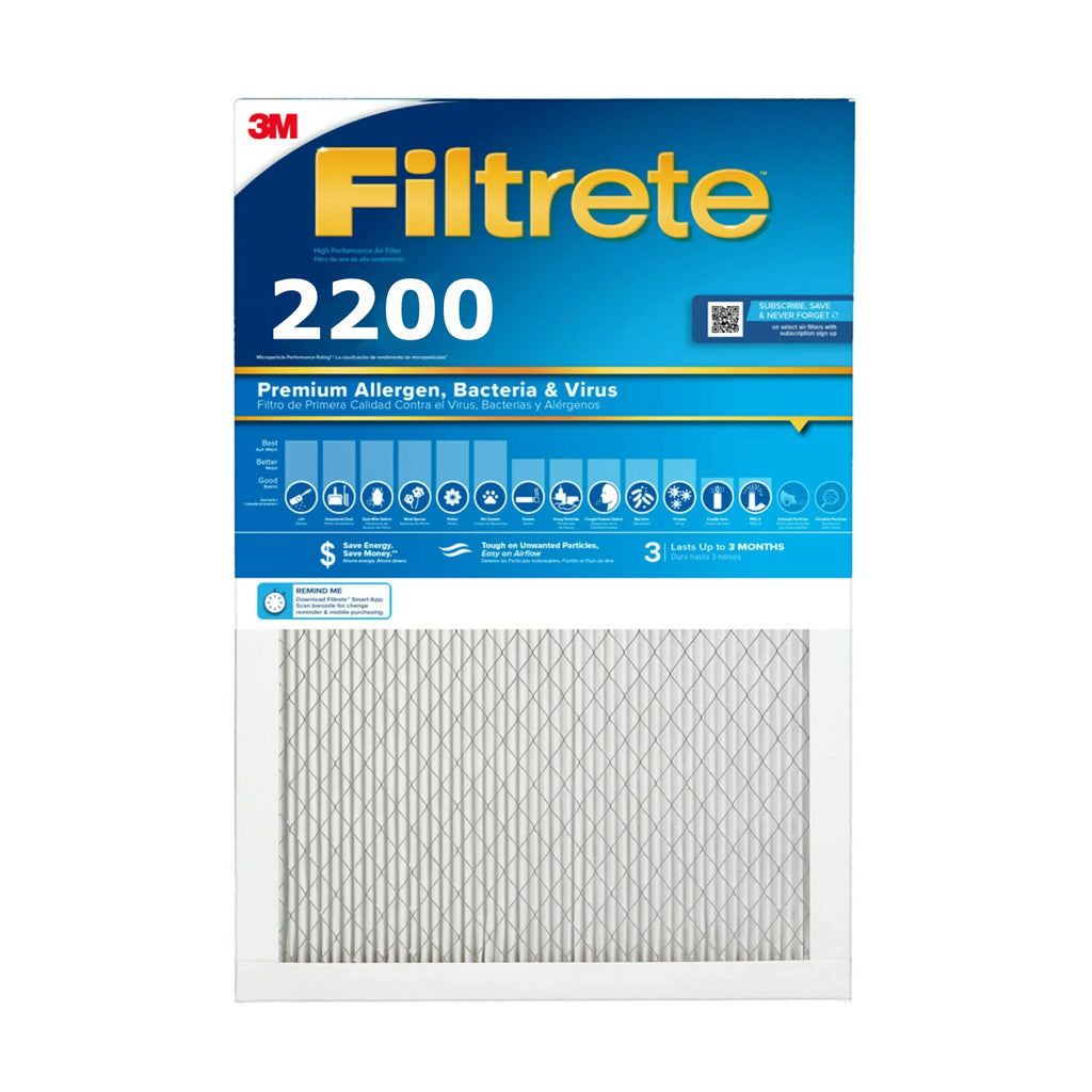 Home Filtrete Series 3M 3 Allergen Pollutants Air - FILTERS Filters - Filters (20x25x1) & *EN 2200 Premium