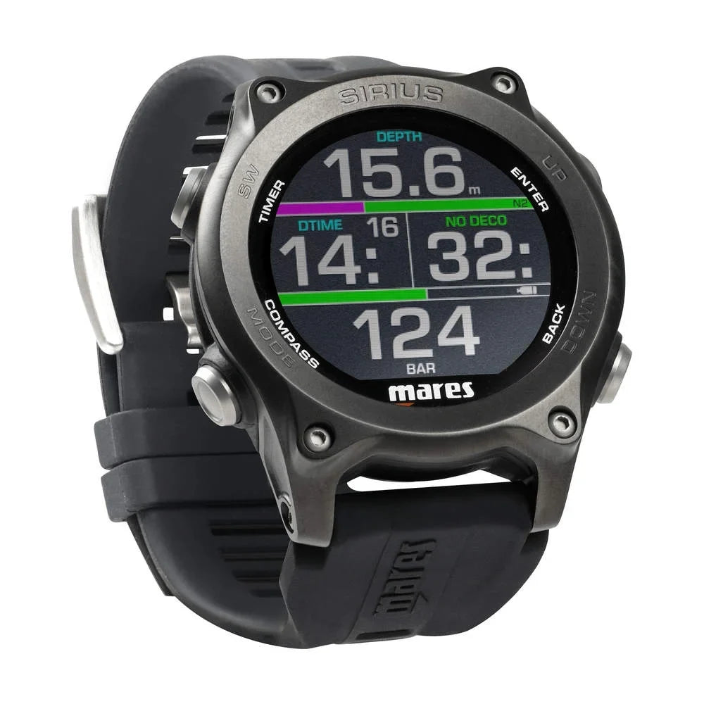(Black/Black) Mares Dive Sirius Computer