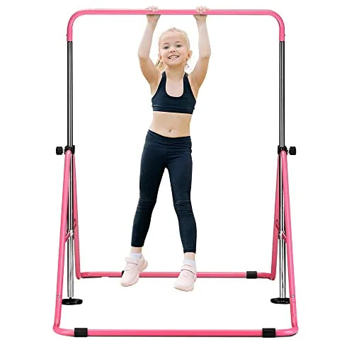 Tumbling Gymnastics Horizontal Junior Monkey Bar Height Kids, Bar, Folding Bars for Adjustable Wesfital Training Bars, Home Bars Gymnastics