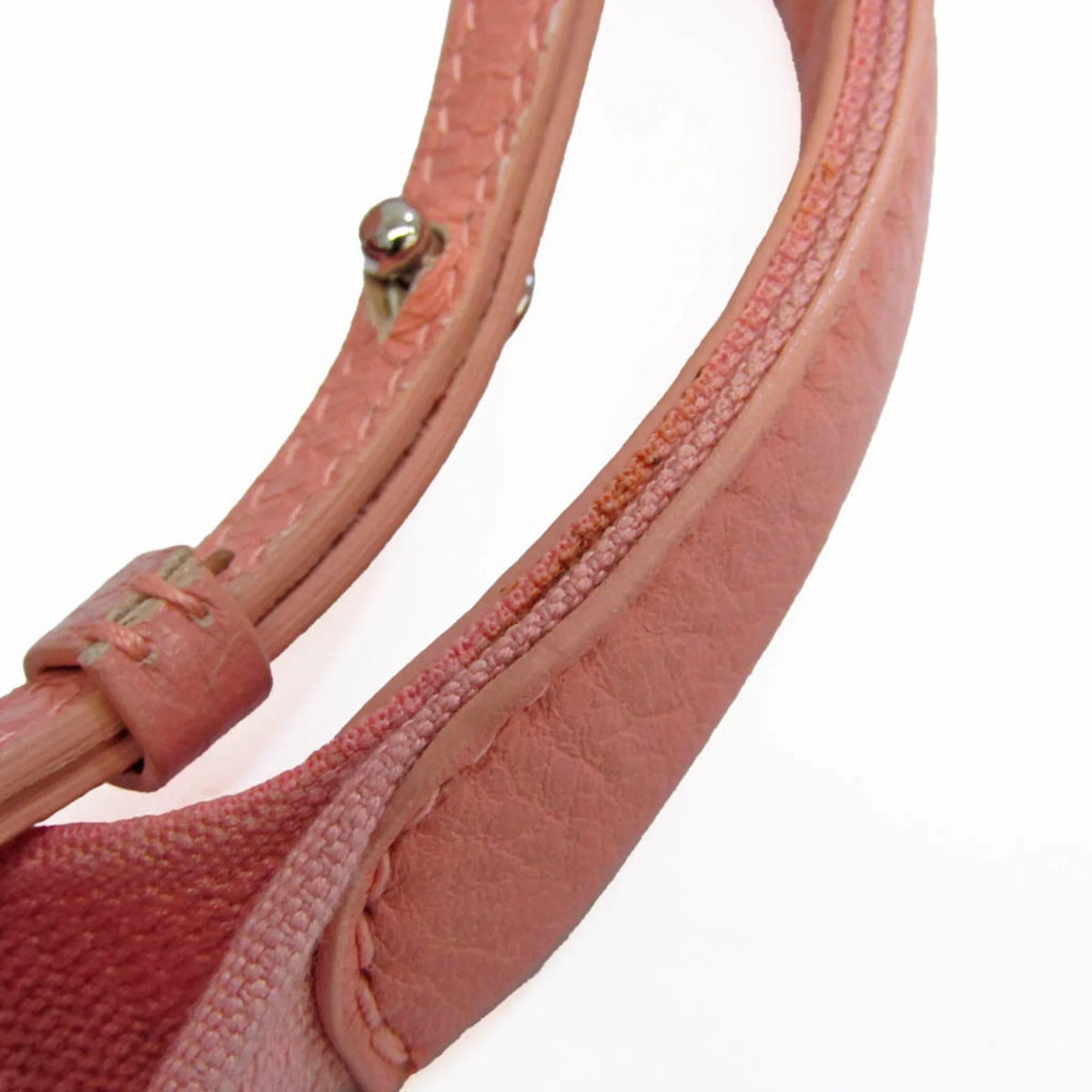 390346 Cabas Canvas,Leather (Good) Pink XS Light Handbag,Shoulder Pre-Owned Bag Women's Balenciaga Navy