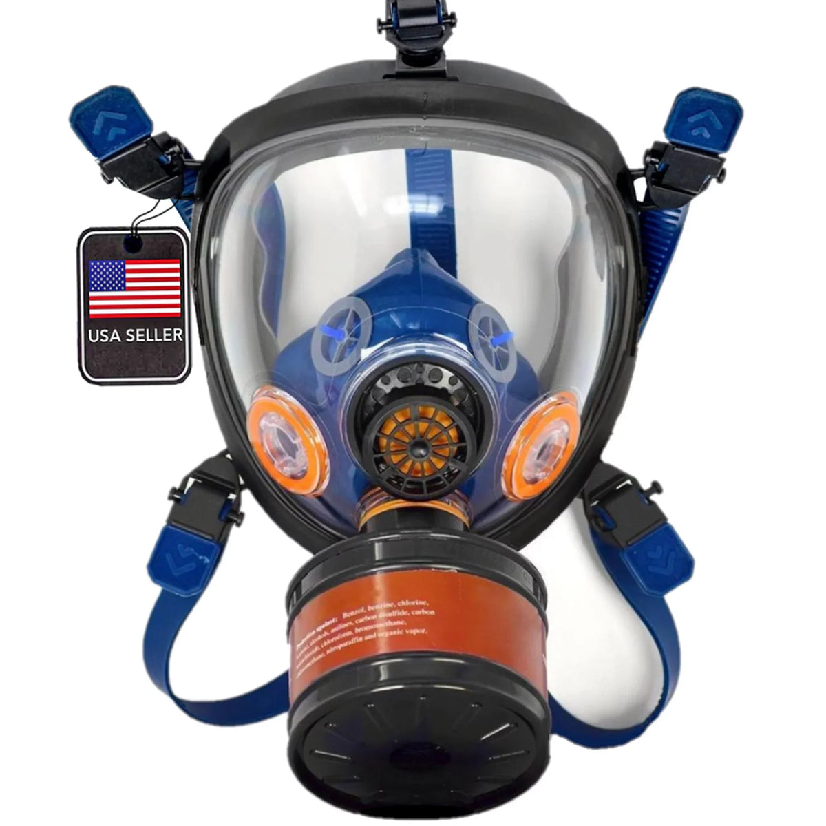 Organic Vapor Filtration Mask ST-100X Face Survival Particulate Respirator Full Gas and with