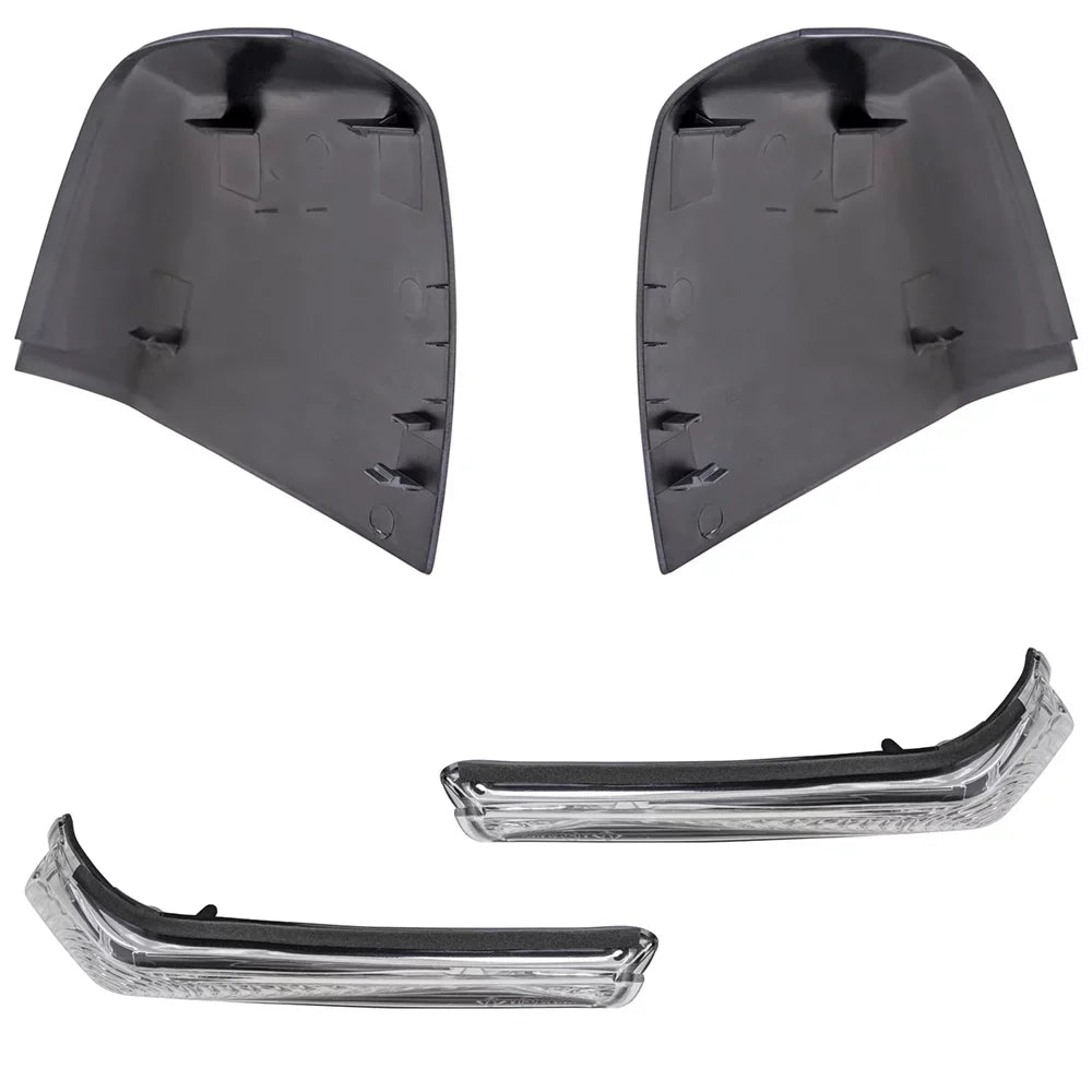 RAM 2015-2021 Replacement Promaster 4 Aftermarket Compatible And Gray Piece City Right Turn Set Paint Driver Signal Brock To SLT Light With SLT/Tradesman Left Cover Match Mirror Door Passenger