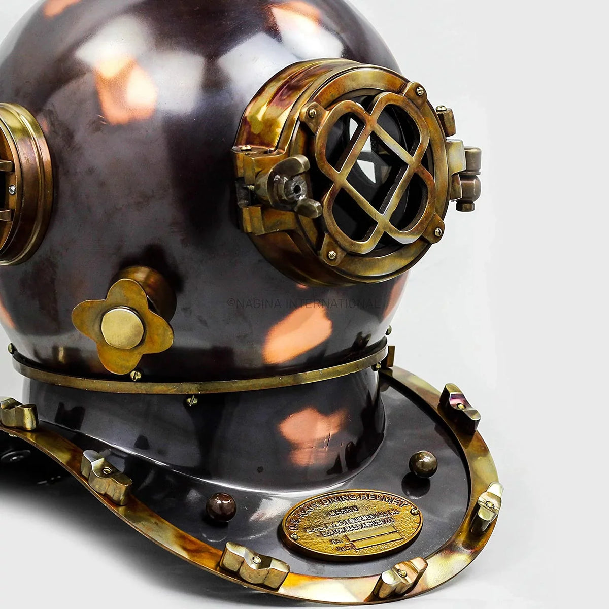 International Nautical Scuba Helmet | Nagina Ship's Helmet Maritime Decorative | Diving