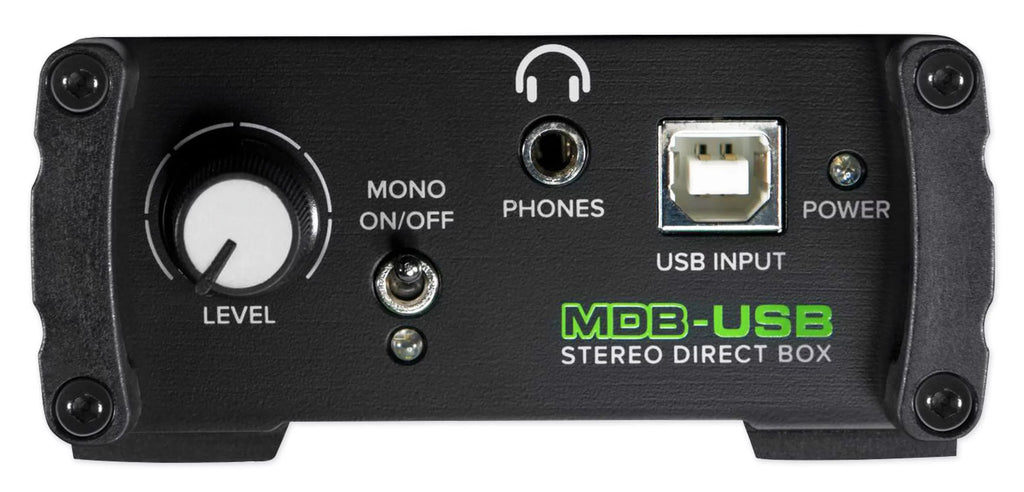 Mackie + Direct Box MDB-USB Box For Headphones USB PC DI Stereo