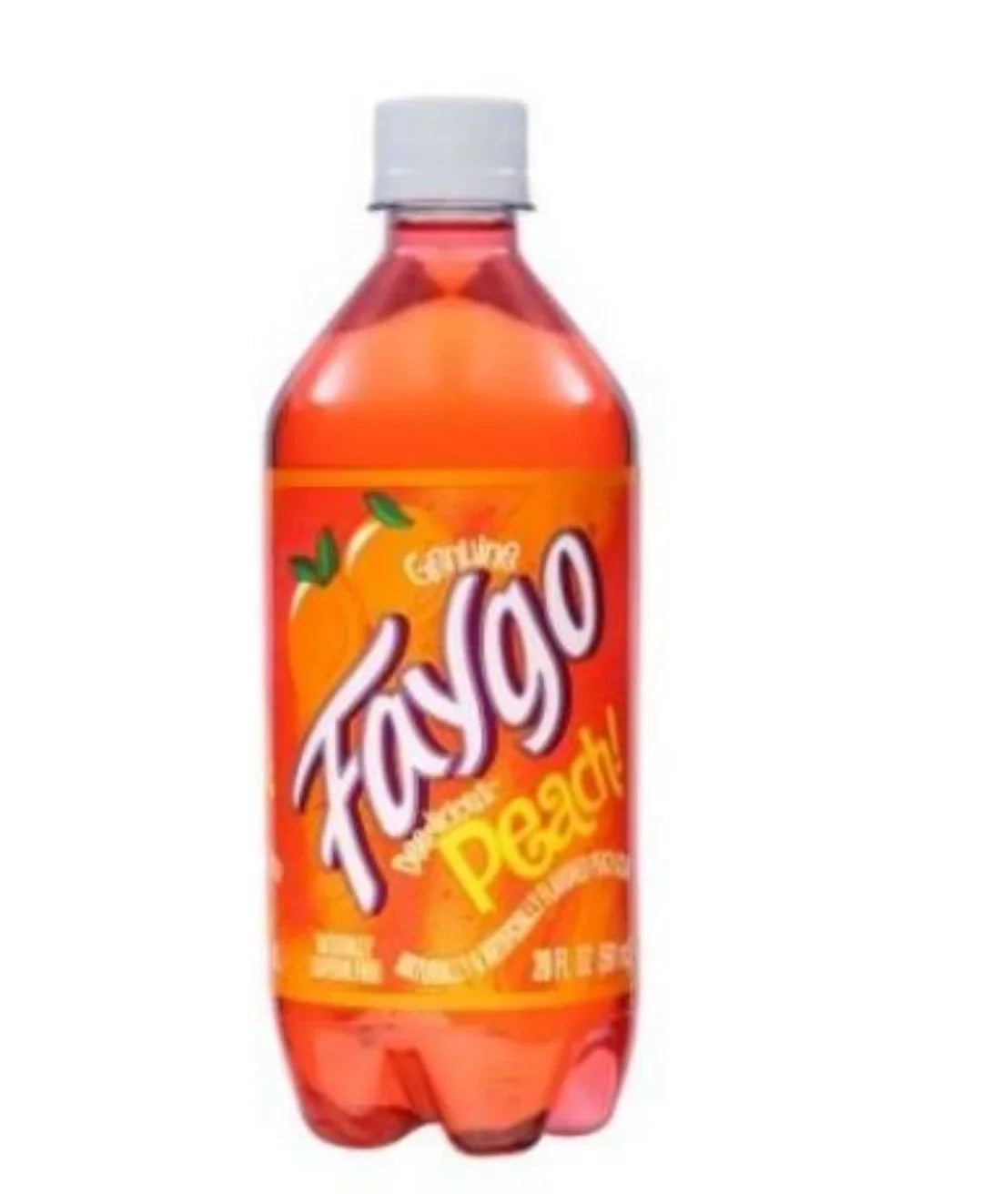 Soda Peach 10 Bottles, Pop, of Oz 20 Quantity Faygo