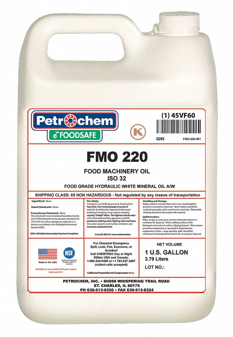 gal.,Pail,ISO Petrochem FMO Hydraulic Oil,1 220 220-001