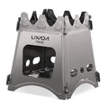 Ideal Folding - Compact Camping, Picnicking Cooking, Stove and Wood for Lixada